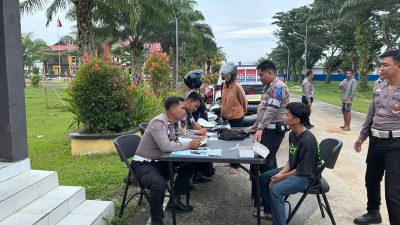 Operasi Patuh Mahakam 2025 Hari Kelima 155 Kendaraan Diperiksa, 9 Dikenai Tilang