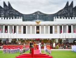 Semangat Kemerdekaan Membara di IKN, Warga Padati Plaza Seremoni Sejak Subuh